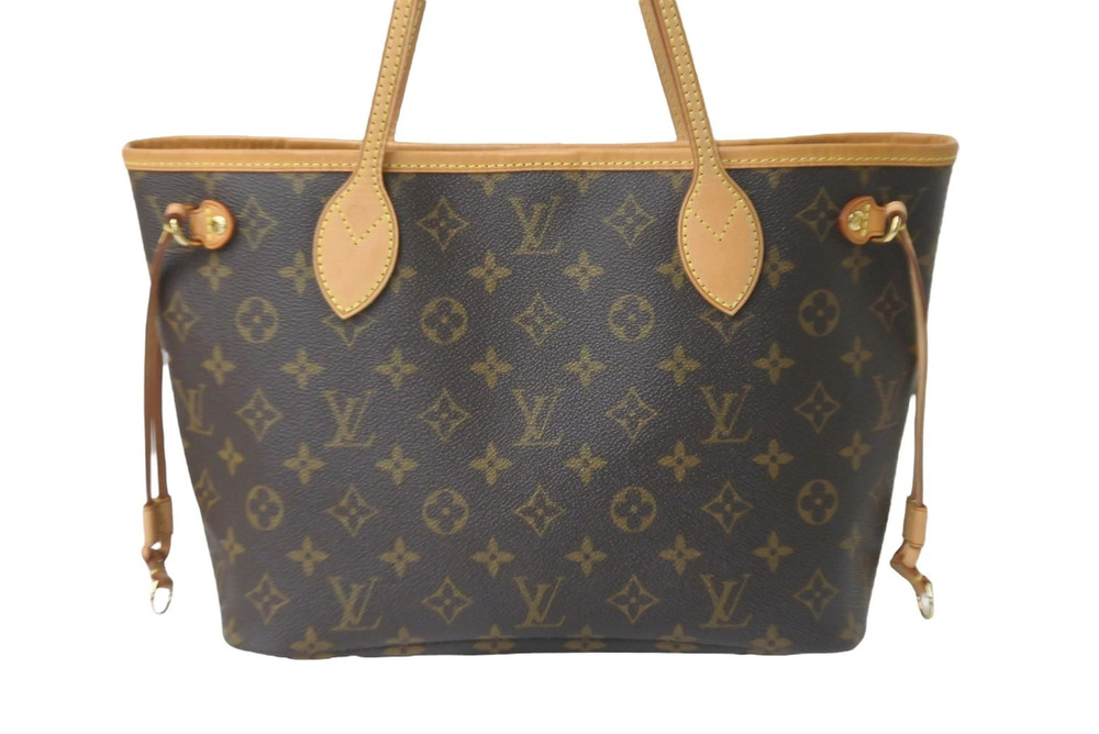 Louis Vuitton Brown Neverfull Bag Monogram Tote Brown